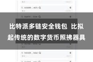 比特派多链安全钱包  比拟起传统的数字货币照拂器具